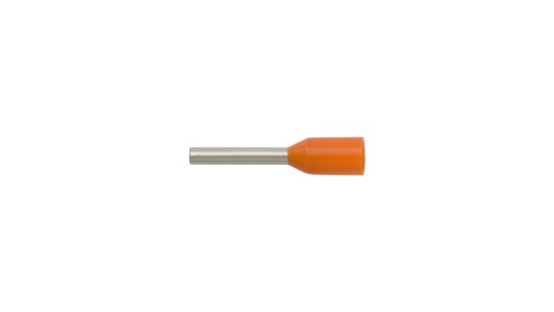 Końcówka tulejkowa izolowana HI 0,5/8 pomarańczowa E08KH-02010101501 (500szt.)
