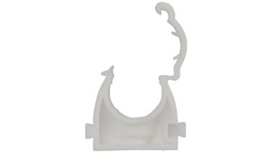 Uchwyt zamknięty do rur gładkich UZ 16 biały 68041 /100szt./