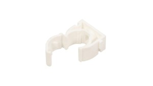 Uchwyt zamknięty do rur 16mm biały UZE-16 /100szt./