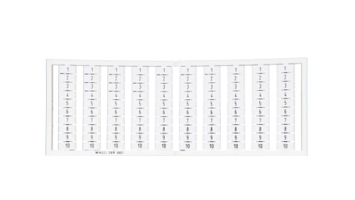 Ramka z oznacznikami 10x 1-10 209-602 /5szt./