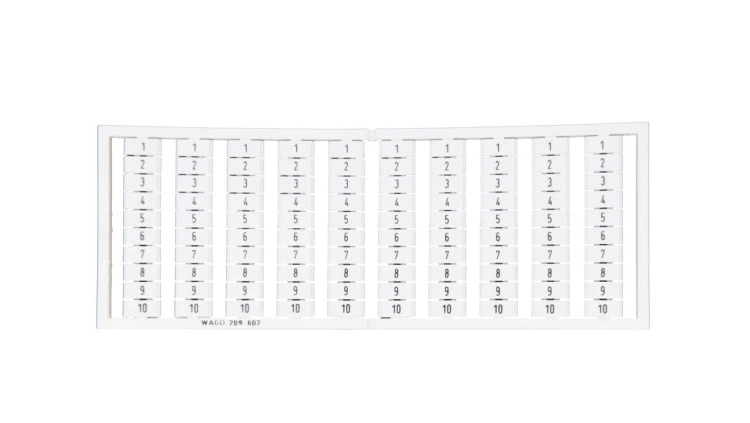 Ramka z oznacznikami 10x 1-10 209-602 /5szt./