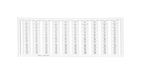 Ramka z oznacznikami 10x 11-20 209-603 /5szt./