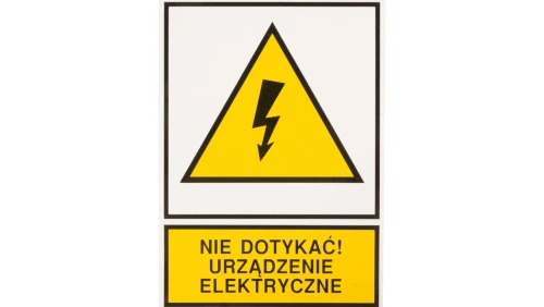 Tabliczka /znak ostrzegawczy/ TZO 148X210S /N.D.U.E./ E04TZ-01011140100 /10szt./