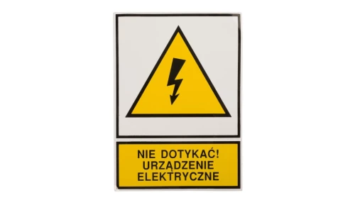 Tabliczka /znak ostrzegawczy/ TZO 105X148S /N.D.U.E./ E04TZ-01011130100 /10szt./