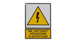 Tabliczka /znak ostrzegawczy/ TZO 52X74S /N.D.U.E./ E04TZ-01011110100 /10szt./