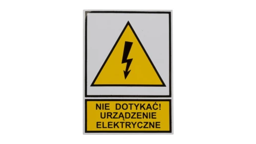 Tabliczka /znak ostrzegawczy/ TZO 52X74S /N.D.U.E./ E04TZ-01011110100 /10szt./