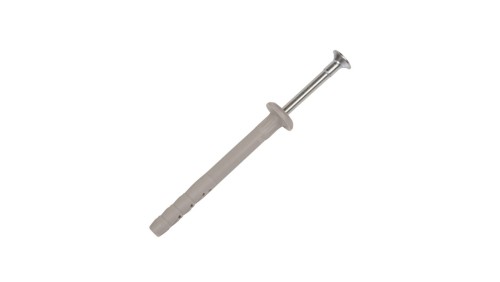 Kołek wbijany Koelner FX-06K060 6 × 60 mm z kołnierzem (100 szt.) – do listew i lekkich konstrukcji