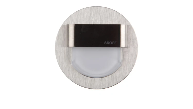Oprawa przyschodowa RUEDA LED Light 10 V DC 0,8 W IP 20 6500 K szlif Inox