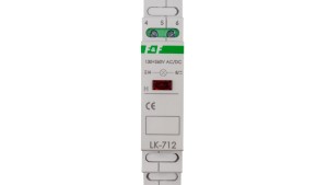 Lampka modułowa czerwona 130-260V AC/DC LK-712R-130-260V