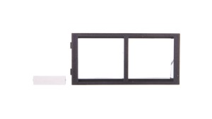 Simon Connect Ramka CIMA podwójna 2xK45 pozioma szary grafit S66/14