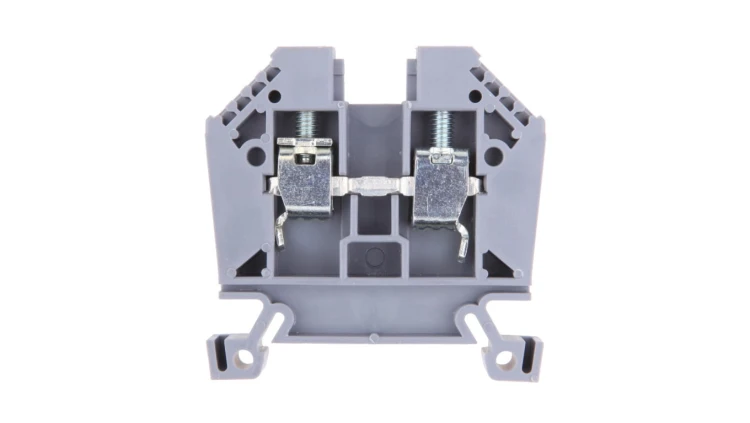 Złączka szynowa 2-przewodowa 10mm2 szara EURO 43402