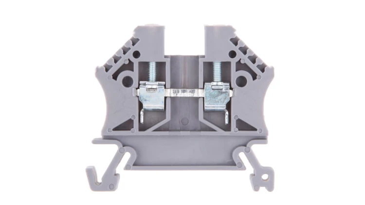 Złączka szynowa 2-przewodowa 2,5mm2 szara EURO 43408
