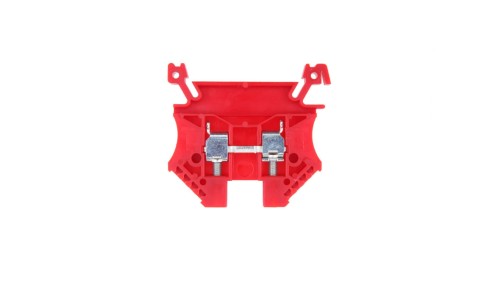 Złączka szynowa 2-przewodowa 4mm2 czerwona EURO 43409RD
