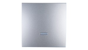 Simon 54 Klawisz pojedynczy do łącznika z podświetleniem srebrny mat DKW1L/43