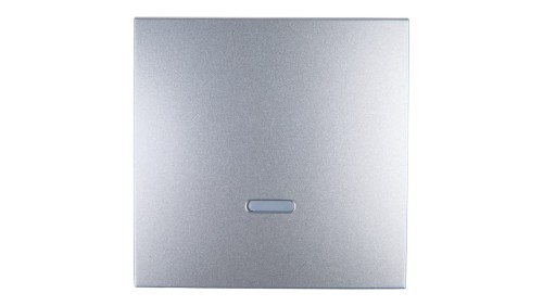 Simon 54 Klawisz pojedynczy do łącznika z podświetleniem srebrny mat DKW1L/43