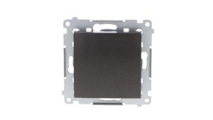 Simon 54 Łącznik jednobiegunowy, szybkozłącza, antracyt DW1.01/48