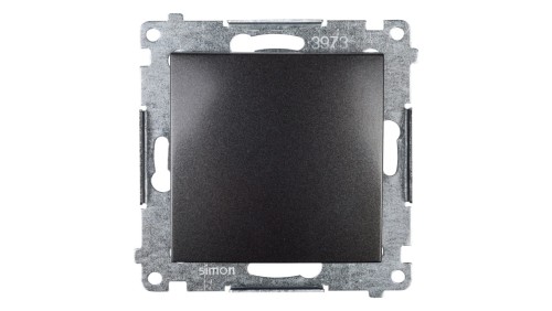 Simon 54 Łącznik jednobiegunowy antracyt DW1A.01/48