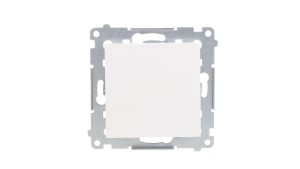 Simon 54 Łącznik jednobiegunowy, szybkozłącza, biały DW1.01/11