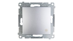 Simon 54 Łącznik krzyżowy srebrny mat DW7A.01/43