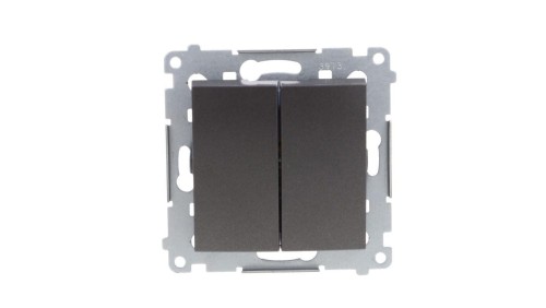 Simon 54 Łącznik świecznikowy, szybkozłącza, antracyt DW5.01/48