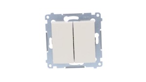 Simon 54 Łącznik świecznikowy, szybkozłącza, kremowy DW5.01/41