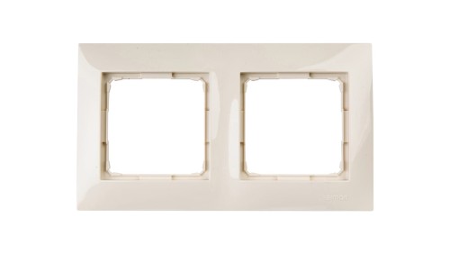 Simon 54 Premium Ramka podwójna kremowa /do karton-gips/ DRK2/41