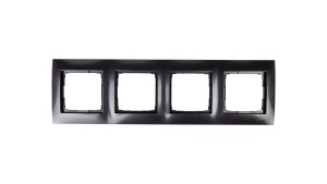 Simon 54 Premium Ramka poczwórna antracyt DR4/48