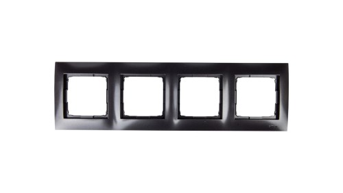 Simon 54 Premium Ramka poczwórna antracyt DR4/48
