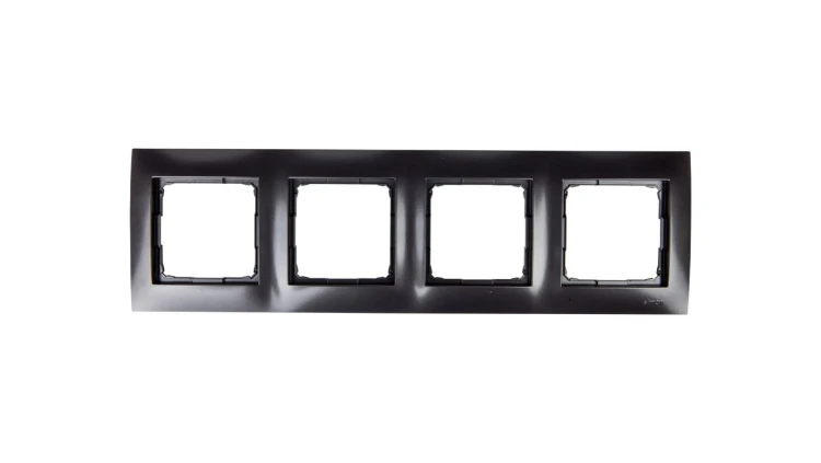 Simon 54 Premium Ramka poczwórna antracyt DR4/48