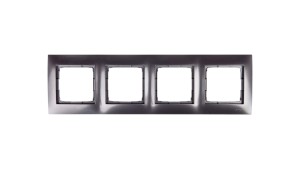 Simon 54 Premium Ramka poczwórna antracyt /do karton-gips/ DRK4/48