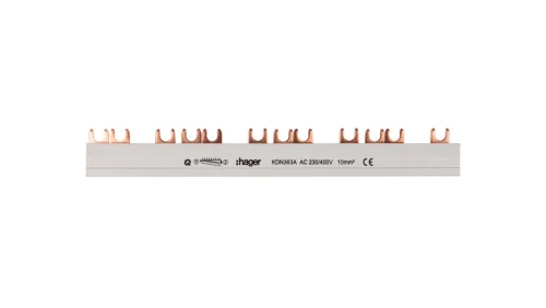 Szyna łączeniowa 3P 63A 10mm2 widełkowa (12 mod.) KDN363A