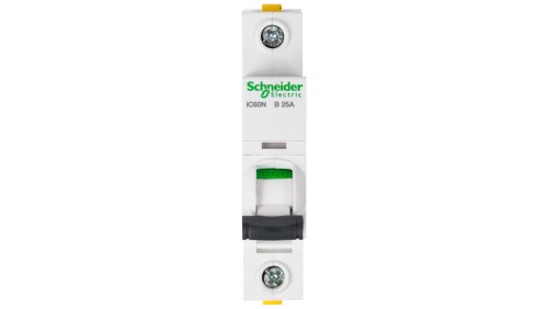 Wyłącznik nadprądowy 1P B 25A 6kA AC iC60N-B25 A9F03125