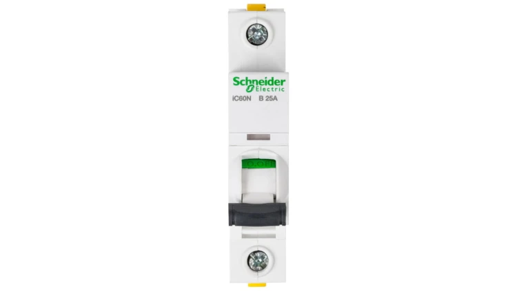 Wyłącznik nadprądowy 1P B 25A 6kA AC iC60N-B25 A9F03125