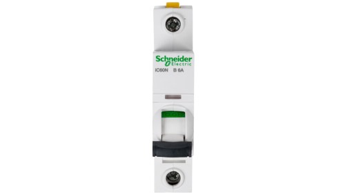 Wyłącznik nadprądowy 1P B 6A 6kA AC iC60N-B6 A9F03106