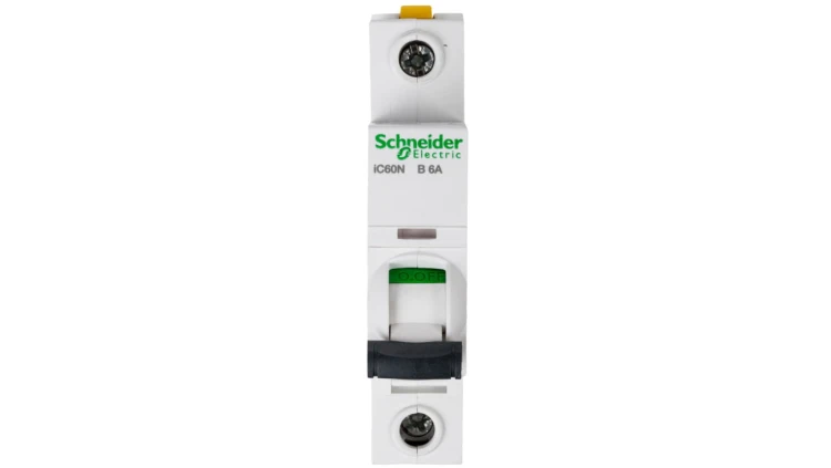 Wyłącznik nadprądowy 1P B 6A 6kA AC iC60N-B6 A9F03106