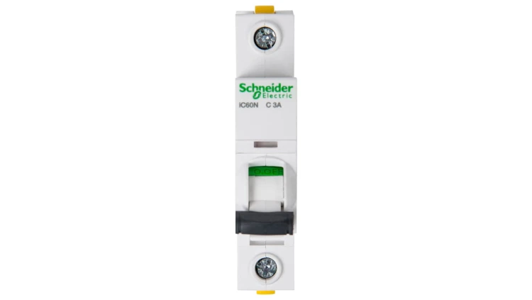 Wyłącznik nadprądowy 1P C 3A 6kA AC iC60N-C3 A9F04103