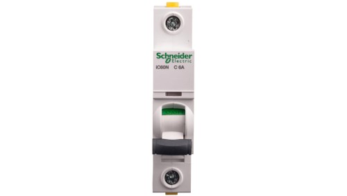 Wyłącznik nadprądowy 1P C 6A 6kA AC iC60N-C6 A9F04106