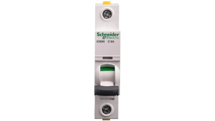 Wyłącznik nadprądowy 1P C 6A 6kA AC iC60N-C6 A9F04106