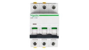 Wyłącznik nadprądowy 3P B 40A 6kA AC iC60N-B40-3 A9F03340