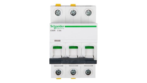 Wyłącznik nadprądowy 3P C 6A 6kA AC iC60N-C6-3 A9F04306