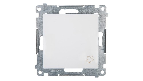 Simon 54 Przycisk /dzwonek/, szybkozłącza, biały DD1.01/11