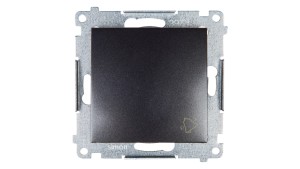 Simon 54 Przycisk /dzwonek/, szybkozłącza, antracyt DD1.01/48