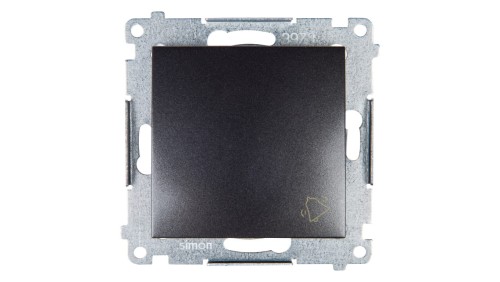 Simon 54 Przycisk /dzwonek/, szybkozłącza, antracyt DD1.01/48