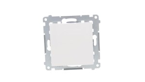 Simon 54 Przycisk pojedynczy, szybkozłącza, biały DPR1.01/11