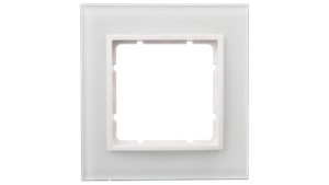B.7 Ramka pojedyncza szklana śnieżnobiała 10116909