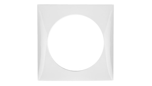 Integro Flow Ramka pojedyncza śnieżnobiała połysk 918272509