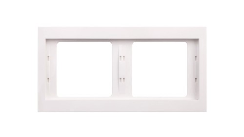 Berker K.1 Ramka podwójna pozioma śnieżnobiała 13637009