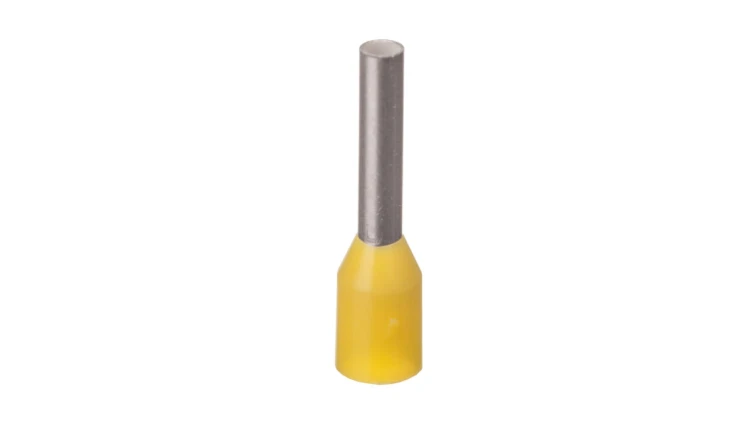 Końcówka tulejkowa izolowana TI 1mm2/8mm żółta cynowana TI1L8DE /100szt./