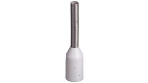 Końcówka tulejkowa izolowana TI 0,5mm2/8mm biała cynowana TI0,5L8x500 /500szt./