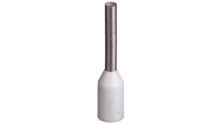 Końcówka tulejkowa izolowana TI 0,5mm2/8mm biała cynowana TI0,5L8x500 /500szt./